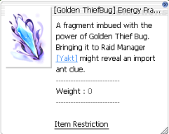 Energy Fragment Item